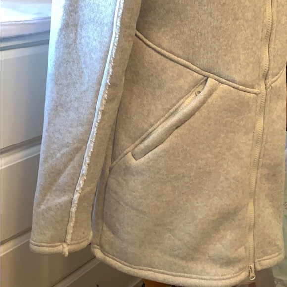 Avalanche gray sweater jacket w fleece inside! - Picture 4 of 10